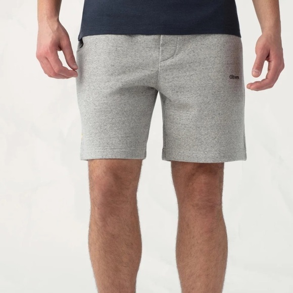 NWOT olivers apparel classic sweatshorts grey melange - Picture 4 of 5